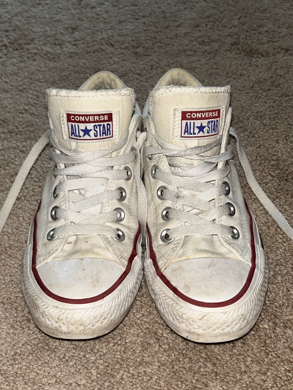 Converse All Star White Size 7